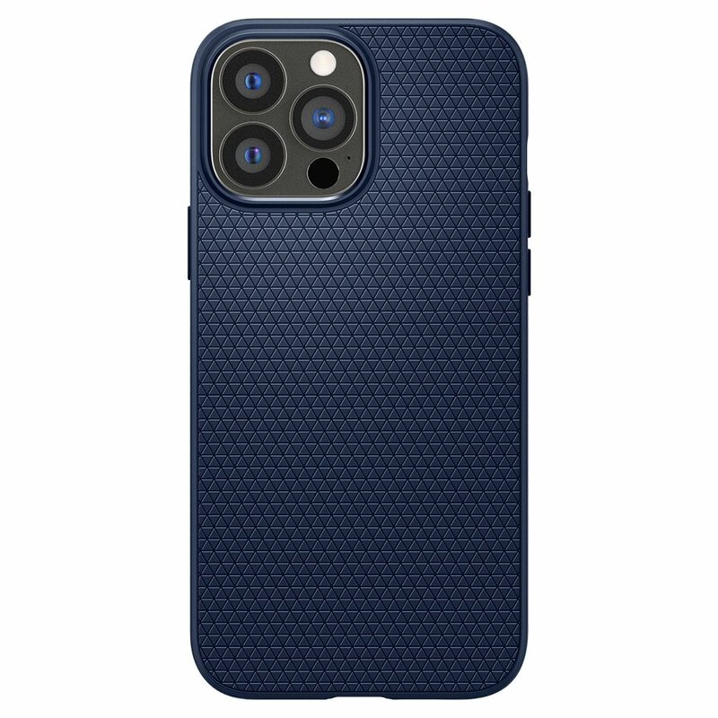 Husa iPhone 13 Pro Spigen Liquid Air, navy blue