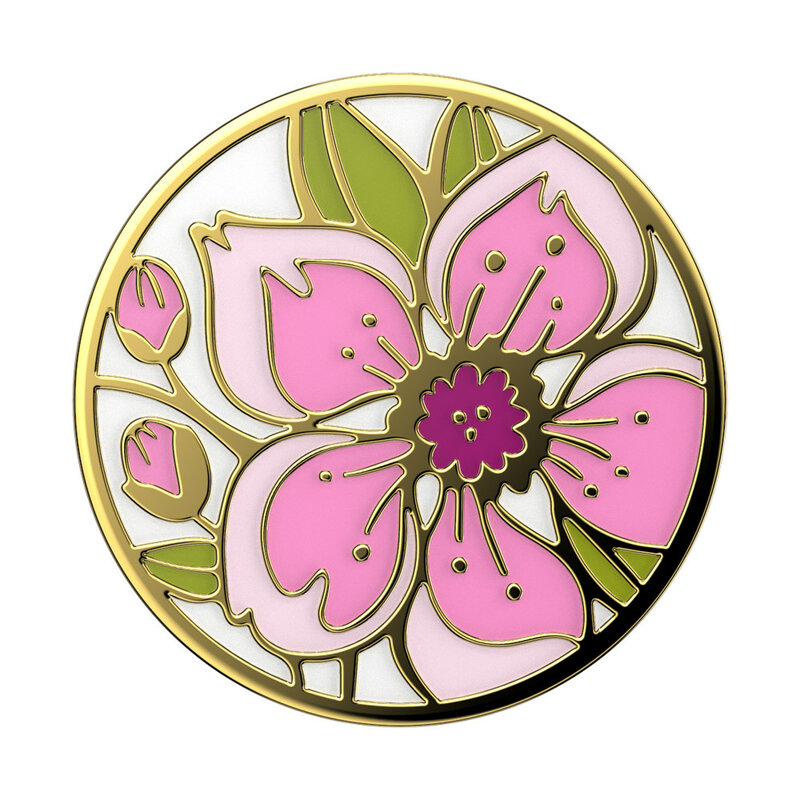 Popsockets Original, Suport Cu Functii Multiple, Enamel Cherry Blossom