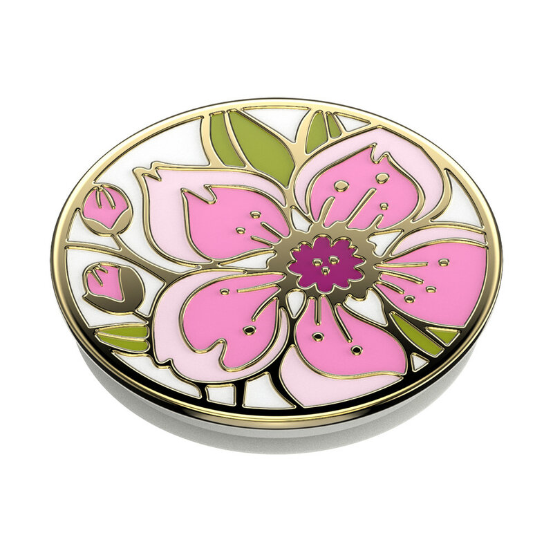 Popsockets Original, Suport Cu Functii Multiple, Enamel Cherry Blossom