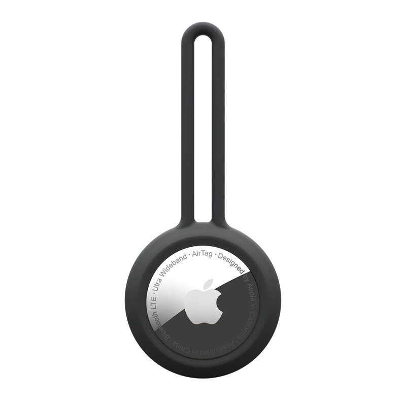  Husa Apple AirTag UAG Dot Loop din silicon, negru