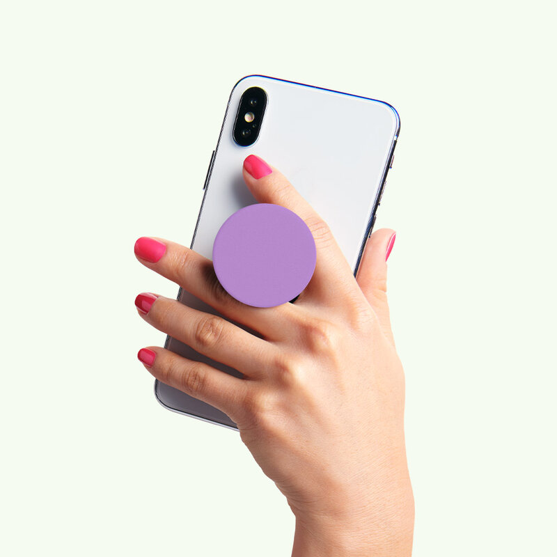 Popsockets Original, Suport Cu Functii Multiple, Antimicrobial Lavender