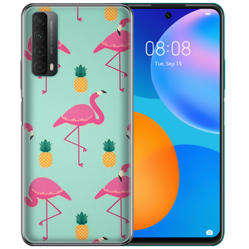 Skin Huawei P Smart 2021 - Sticker Mobster Autoadeziv Pentru Spate - Flamingo