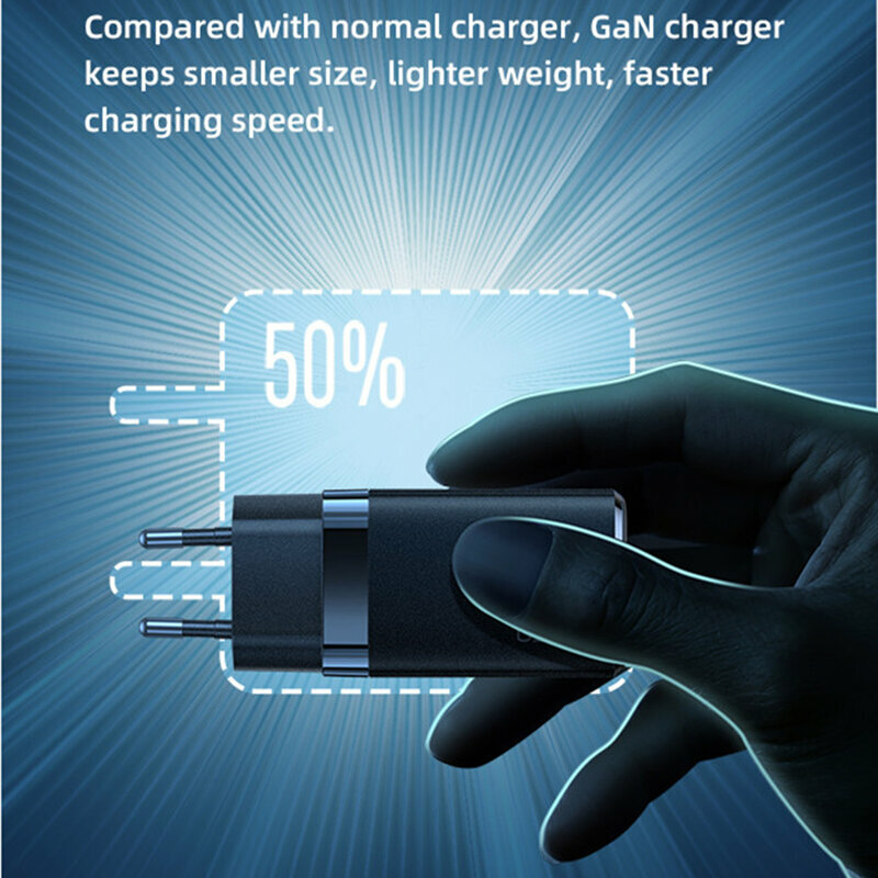 Incarcator priza Usams T41 Type-C PD45W, USB 27W, 47W, alb, US-CC137