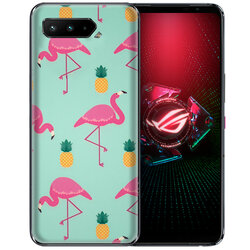 Skin Asus ROG Phone 5 - Sticker Mobster Autoadeziv Pentru Spate - Flamingo