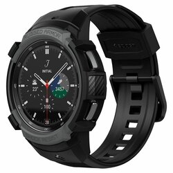 [Pachet husa + curea] Samsung Galaxy Watch4 Classic 46mm Spigen Rugged Armor Pro - Charcoal Grey