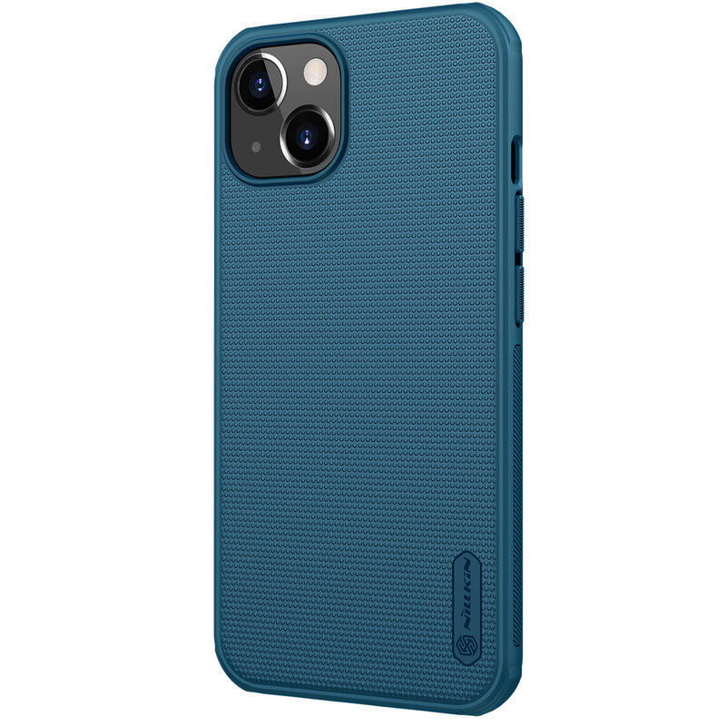 Husa iPhone 13 mini Nillkin Super Frosted Shield Pro, albastru