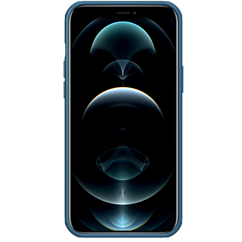 Husa iPhone 13 Pro Max Nillkin Super Frosted Shield Pro, albastru
