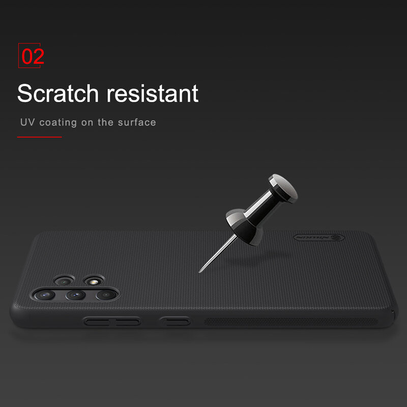 Husa Samsung Galaxy A32 4G Nillkin Super Frosted Shield, albastru