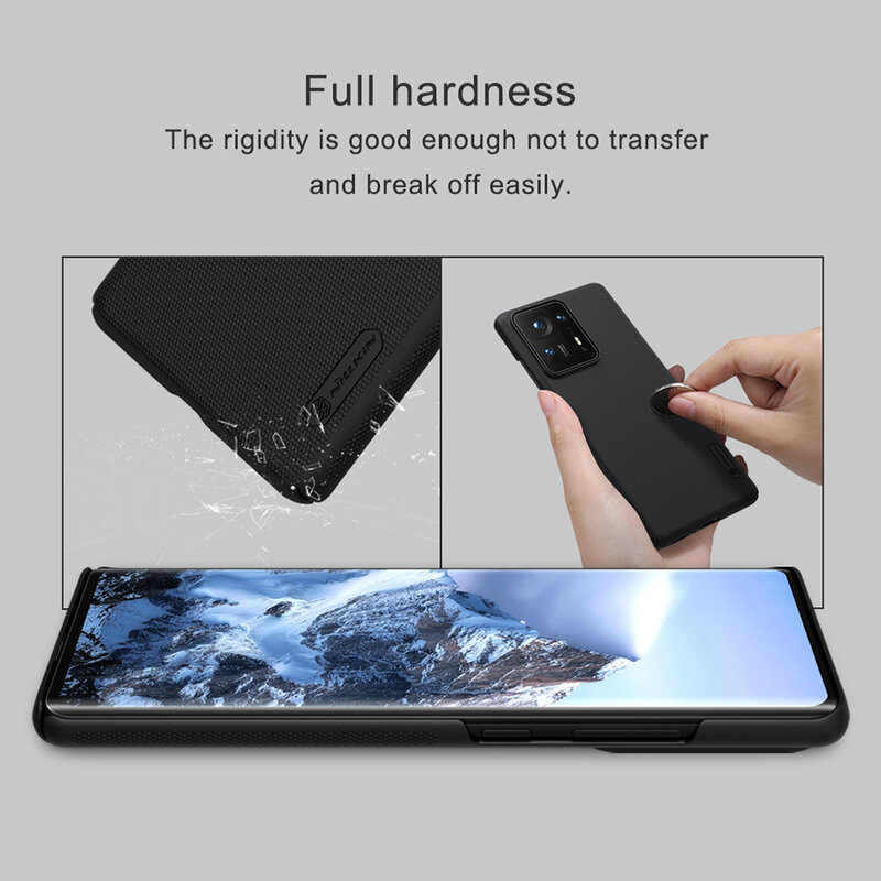 Husa Xiaomi Mix 4 Nillkin Super Frosted Shield, negru