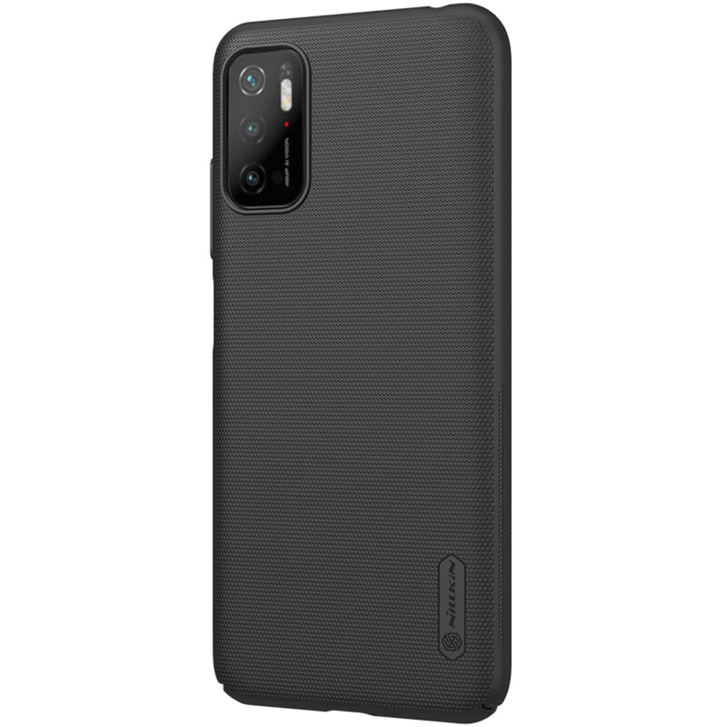 Husa Xiaomi Poco M3 Pro 5G Nillkin Super Frosted Shield, negru