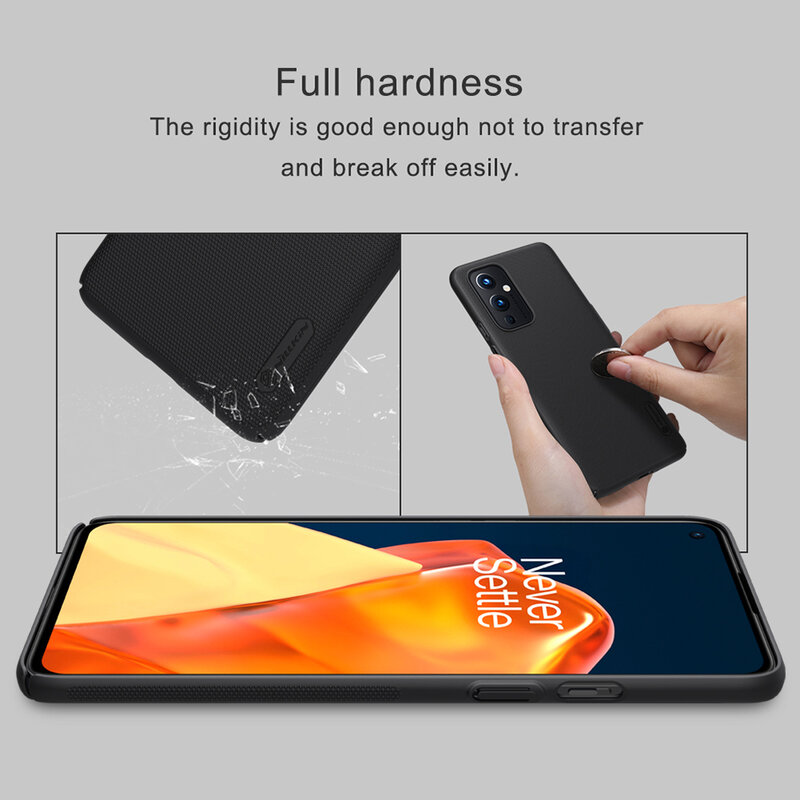 Husa OnePlus 9 Nillkin Super Frosted Shield, negru