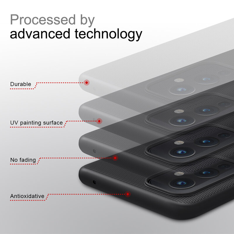 Husa OnePlus 9 Nillkin Super Frosted Shield, negru