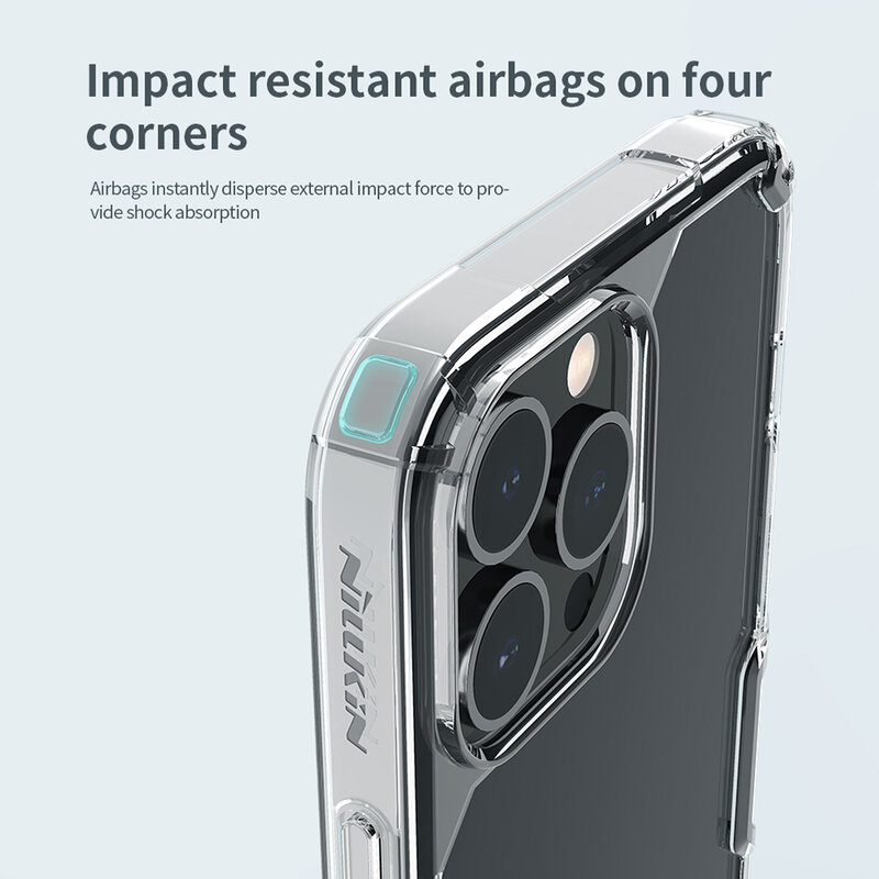 Husa iPhone 13 Pro Nillkin Nature Pro, transparenta