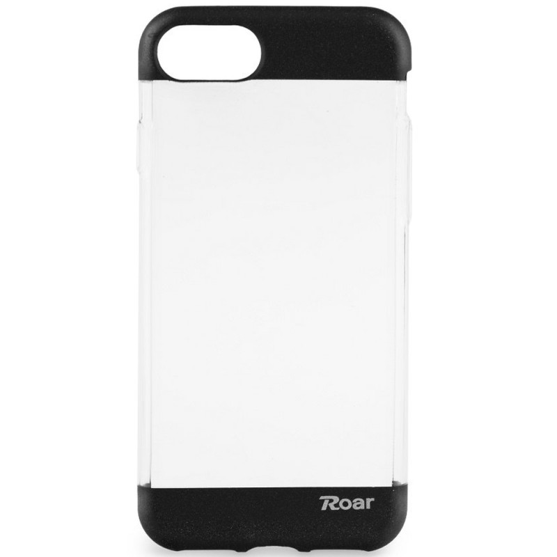 Husa iPhone 7 Plus Roar Fit UP Transparent-Negru