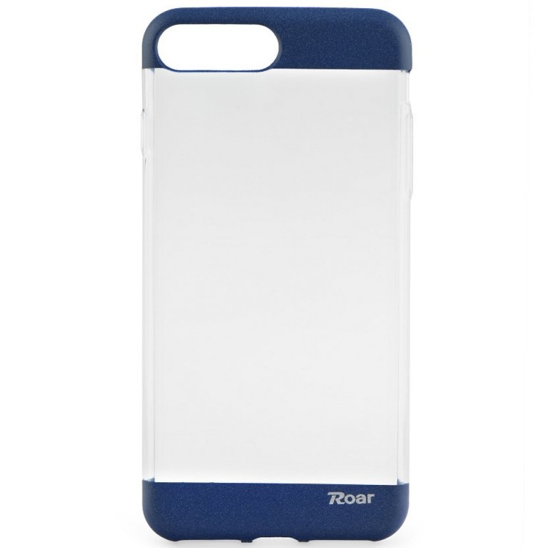 Husa iPhone 7 Plus Roar Fit UP Transparent-Albastru