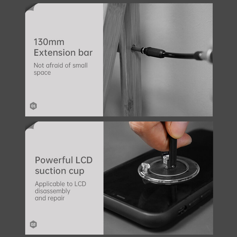 Set biti profesionali + accesorii service GSM 145in1 Jakemy JM-8183