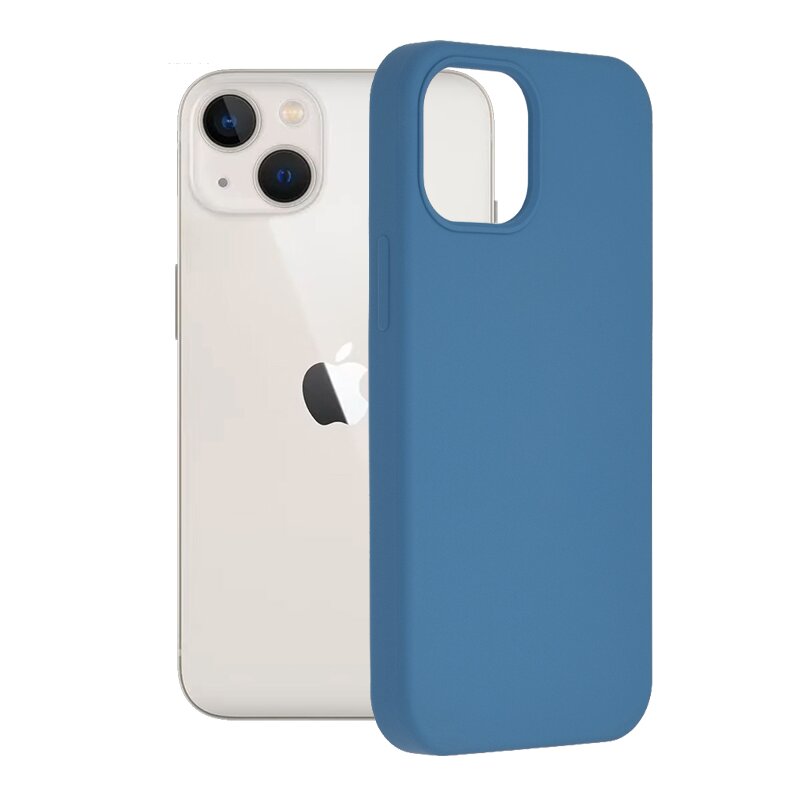 Husa iPhone 13 mini Techsuit Soft Edge Silicone, albastru