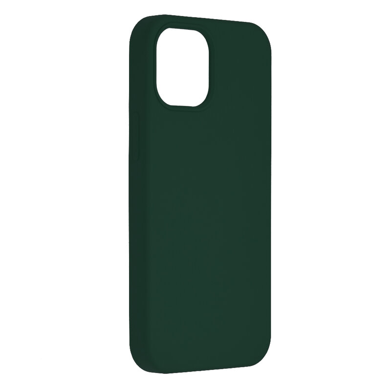 Husa iPhone 13 mini Techsuit Soft Edge Silicone, verde inchis