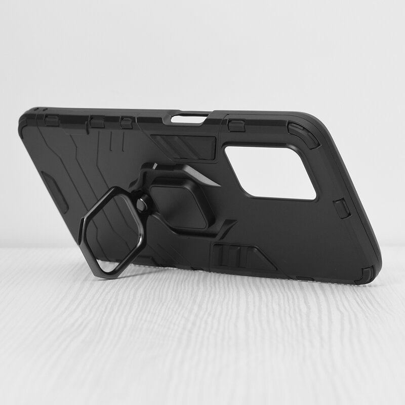 Husa Realme 8 5G Techsuit Silicone Shield, negru