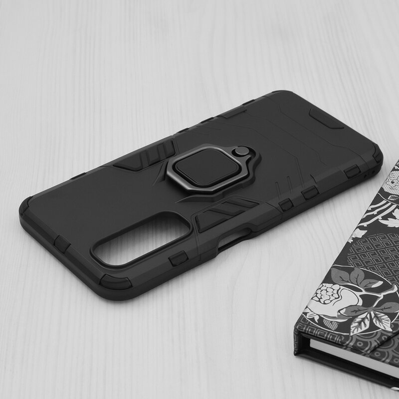 Husa Realme 7 Techsuit Silicone Shield, negru