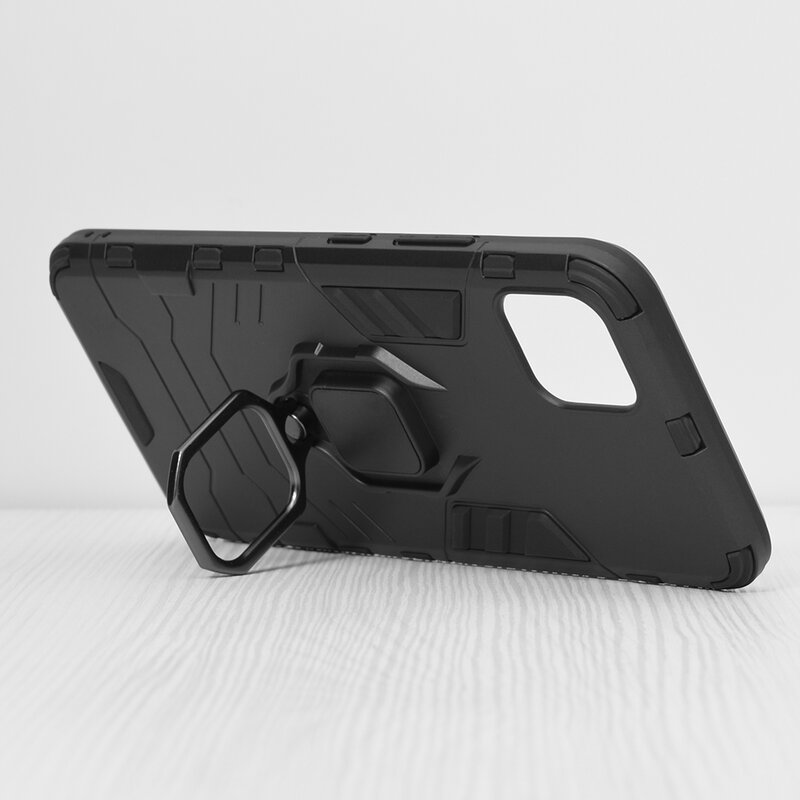 Husa Realme C11 Techsuit Silicone Shield, negru