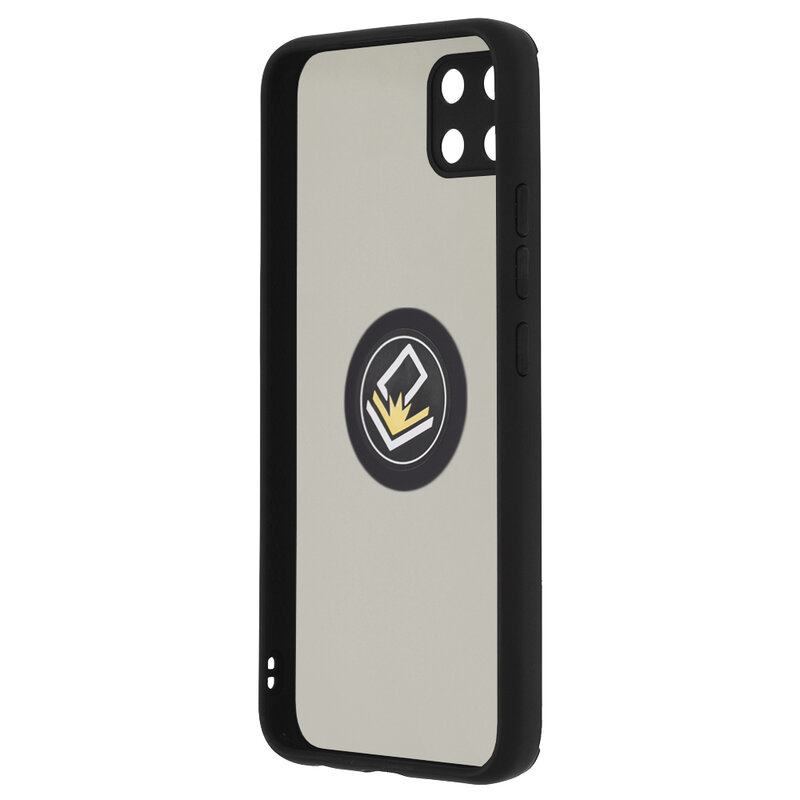 Husa Realme C11 Techsuit Glinth Cu Inel Suport Stand Magnetic - Negru