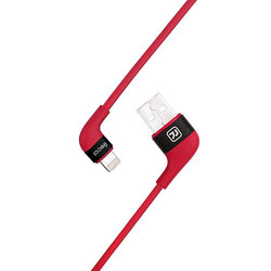 Cablu de date 1M Recci RCL-J100 USB to Lightning Fast Charging - Red
