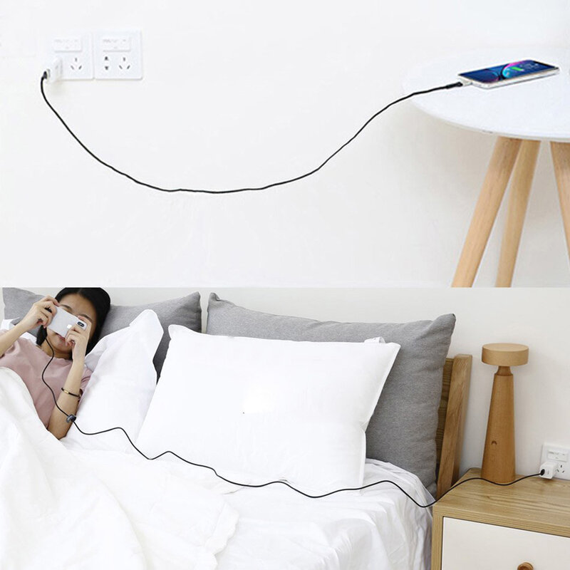 Cablu De Date Lightning Baseus Iridescent Lamp 2.4A, 1M - Black CAL7C-A01