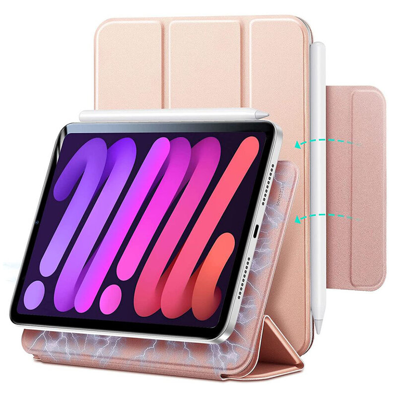 Husa iPad mini 6 (2021) ESR Rebound Magnetic, roz
