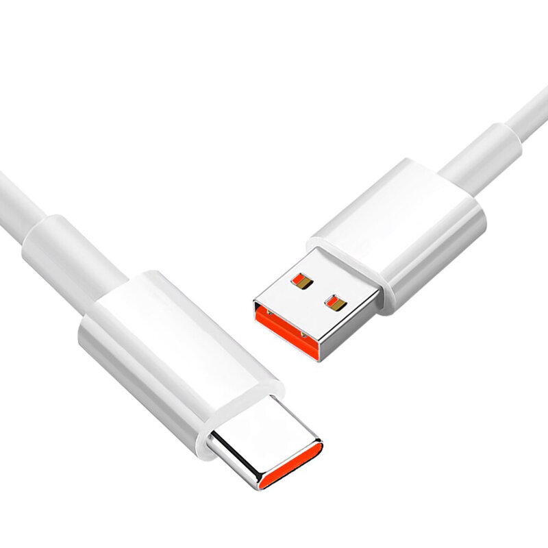 Cablu de date Type-C Xiaomi original Fast Charge 5A, 1m, alb, bulk