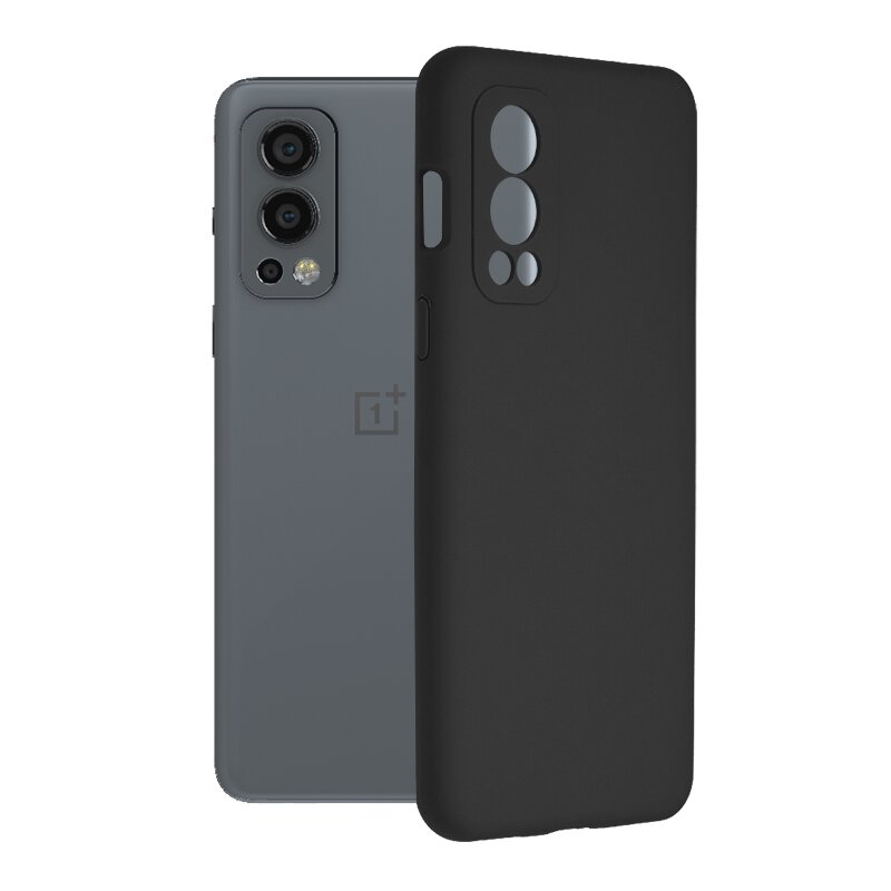 Husa OnePlus Nord 2 5G Techsuit Soft Edge Silicone, negru