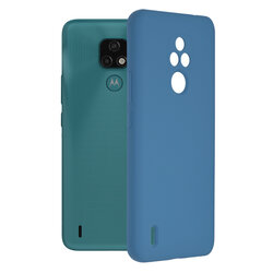 Husa Motorola Moto E7 Techsuit Soft Edge Silicone, albastru