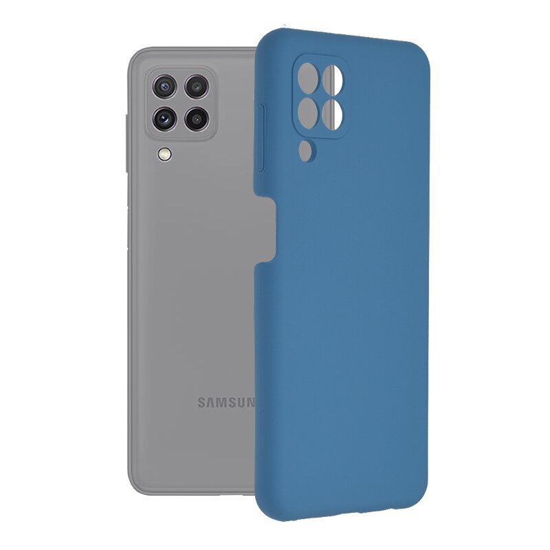 Husa Samsung Galaxy A22 4G Techsuit Soft Edge Silicone, albastru