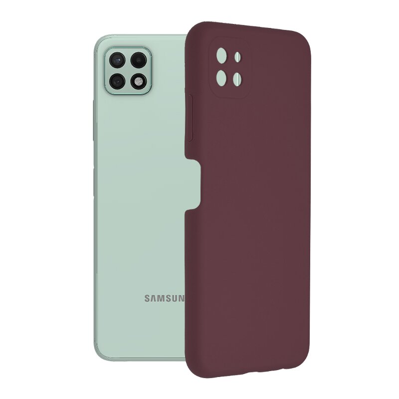 Husa Samsung Galaxy A22 5G Techsuit Soft Edge Silicone, violet