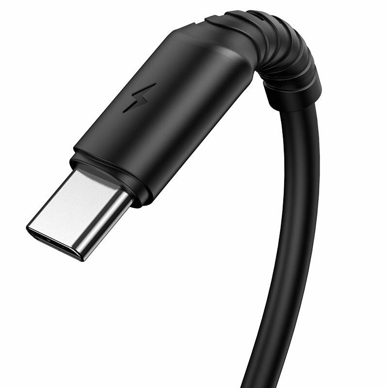 Cablu de date USB la Type-C Borofone BX47, 3A, 1m, negru