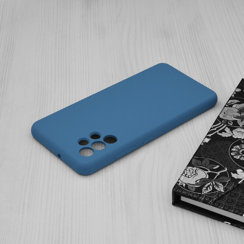 Husa Samsung Galaxy A32 4G Techsuit Soft Edge Silicone, albastru