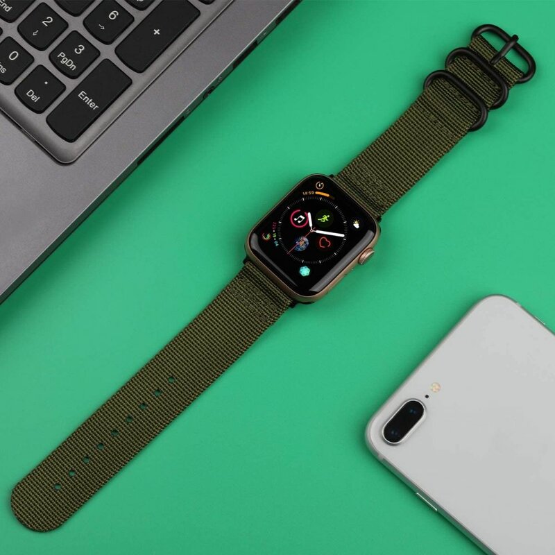 Curea Apple Watch 4 44mm Tech-Protect Scout, verde
