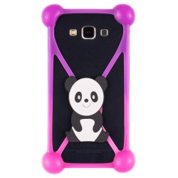 Husa universala pentru telefoane intre 4.5 - 6 inch - Model Panda Light Up