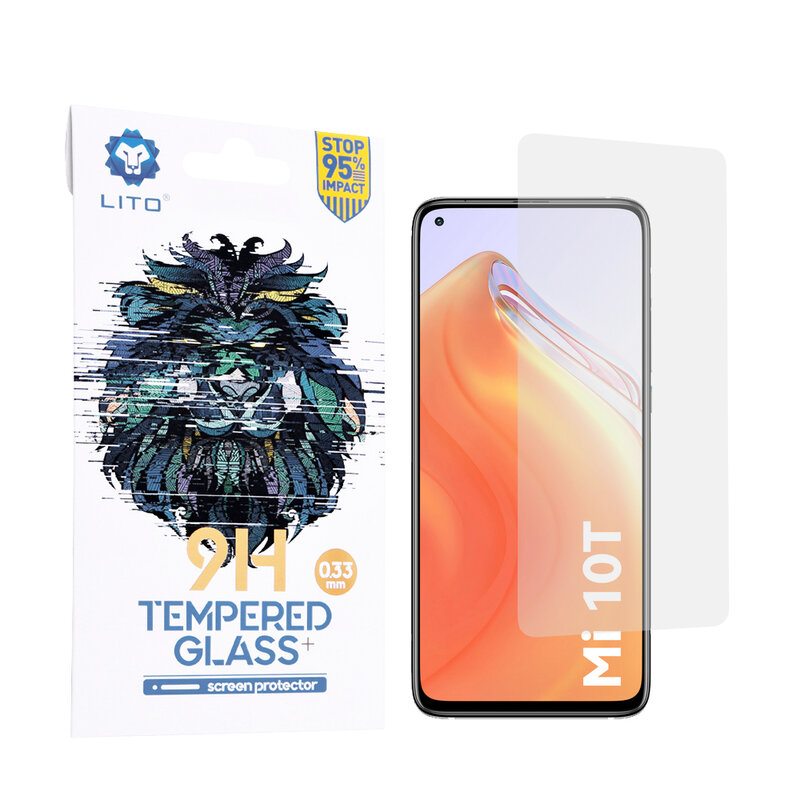 Folie sticla Xiaomi Mi 10T 5G Lito 9H Tempered Glass, clear