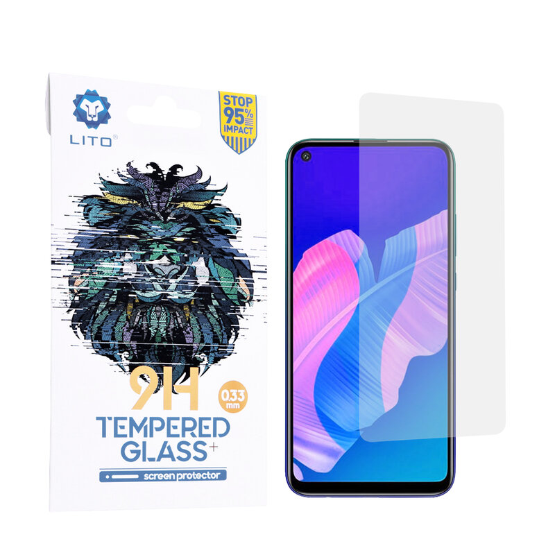 Folie Sticla Huawei P40 Lite E Lito 9H Tempered Glass - Clear