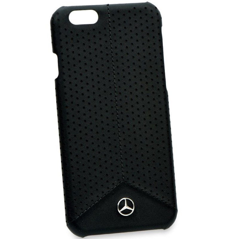 Bumper iPhone 6 Mercedes Pure Line Perforated - Negru