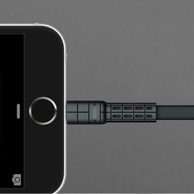 Cablu de date Lightning Remax RC-116i 1M 2.4A - Alb