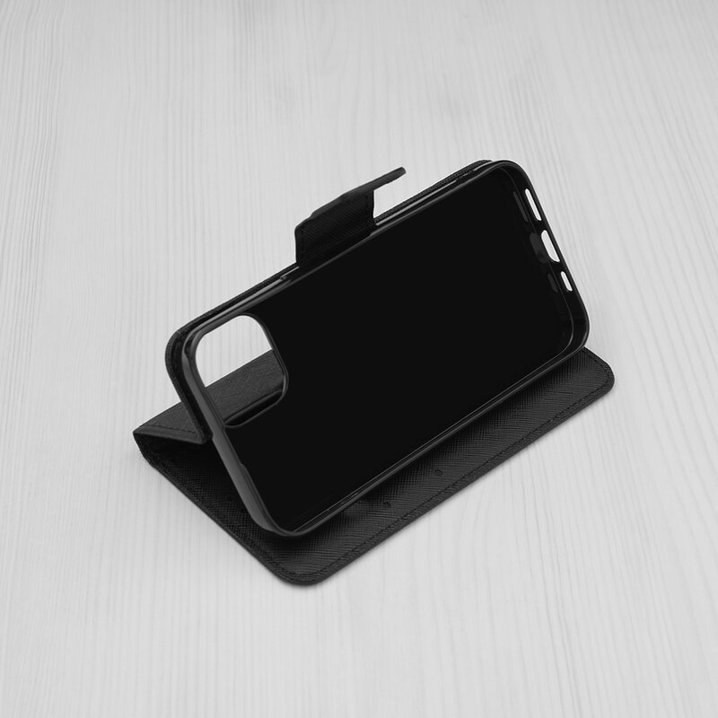 Husa iPhone 13 Flip MyFancy - Negru