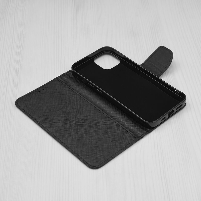Husa iPhone 13 Flip MyFancy - Negru