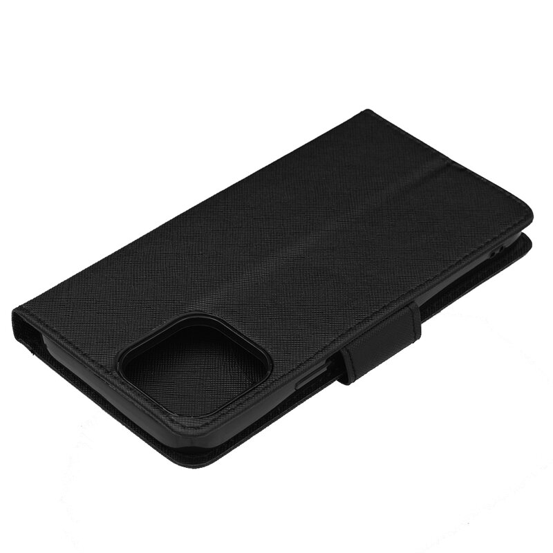 Husa iPhone 13 Pro Max Flip MyFancy - Negru