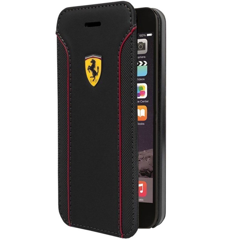 Husa iPhone 6 Ferrari Fiorano Book - Negru