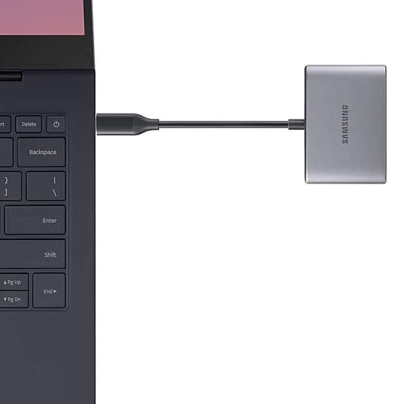 Cablu adaptor Samsung, hub USB-C la HDMI 4K, USB 3.1, Type-C, EE-P3200BJEGWW