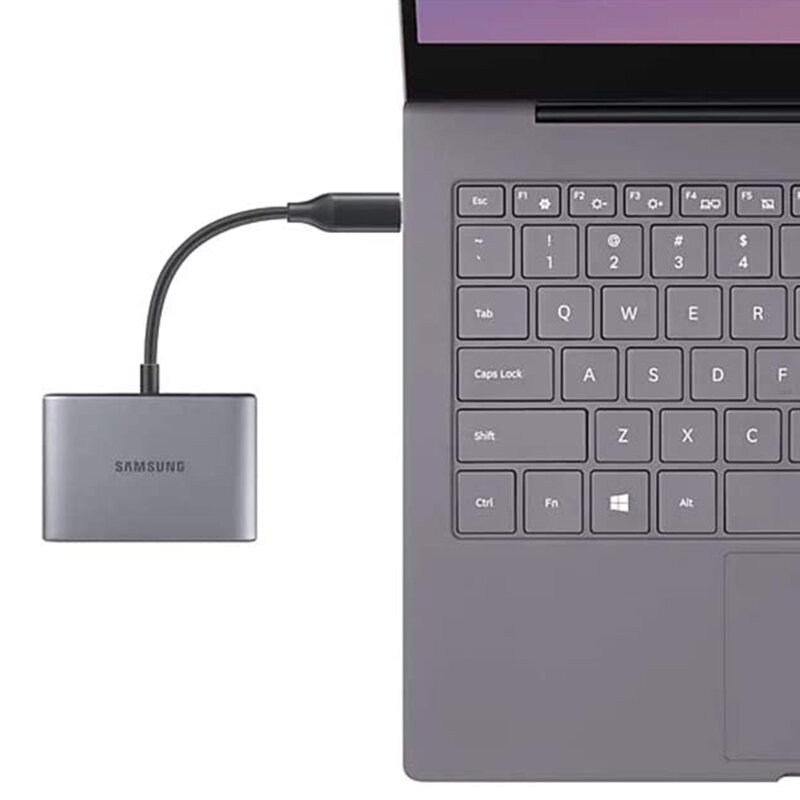 Cablu adaptor Samsung, hub USB-C la HDMI 4K, USB 3.1, Type-C, EE-P3200BJEGWW