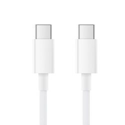 Cablu de date Xiaomi USB-C la Type-C, 5A, 1.5m, alb, SJX12ZM