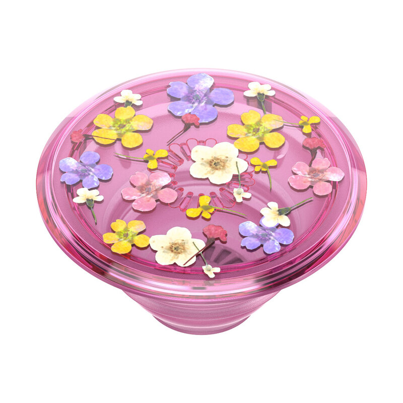 Popsockets Original, Suport Cu Functii Multiple, Translucent Ditsy Floral